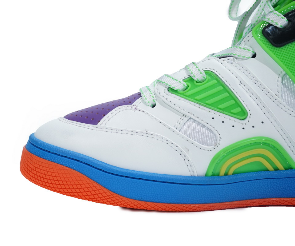 Gucci Basketball Shoes Basket White Green Purple 33130325h901072 10 - www.kickbulk.cc