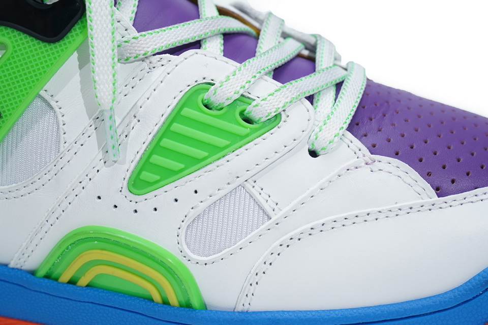 Gucci Basketball Shoes Basket White Green Purple 33130325h901072 17 - www.kickbulk.cc