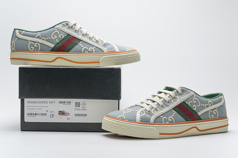 Gucci Light Blue Double G Sneakers 553385dopeo1977 3 - www.kickbulk.cc