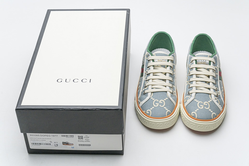 Gucci Light Blue Double G Sneakers 553385dopeo1977 4 - www.kickbulk.cc