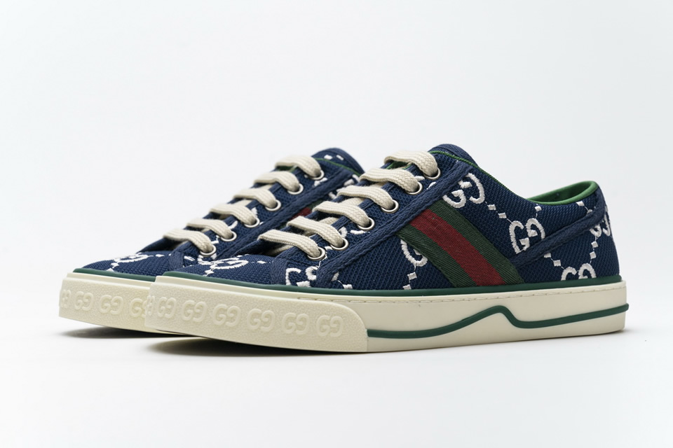 Gucci Dark Blue Double G Sneakers 602129ay0709591 3 - www.kickbulk.cc