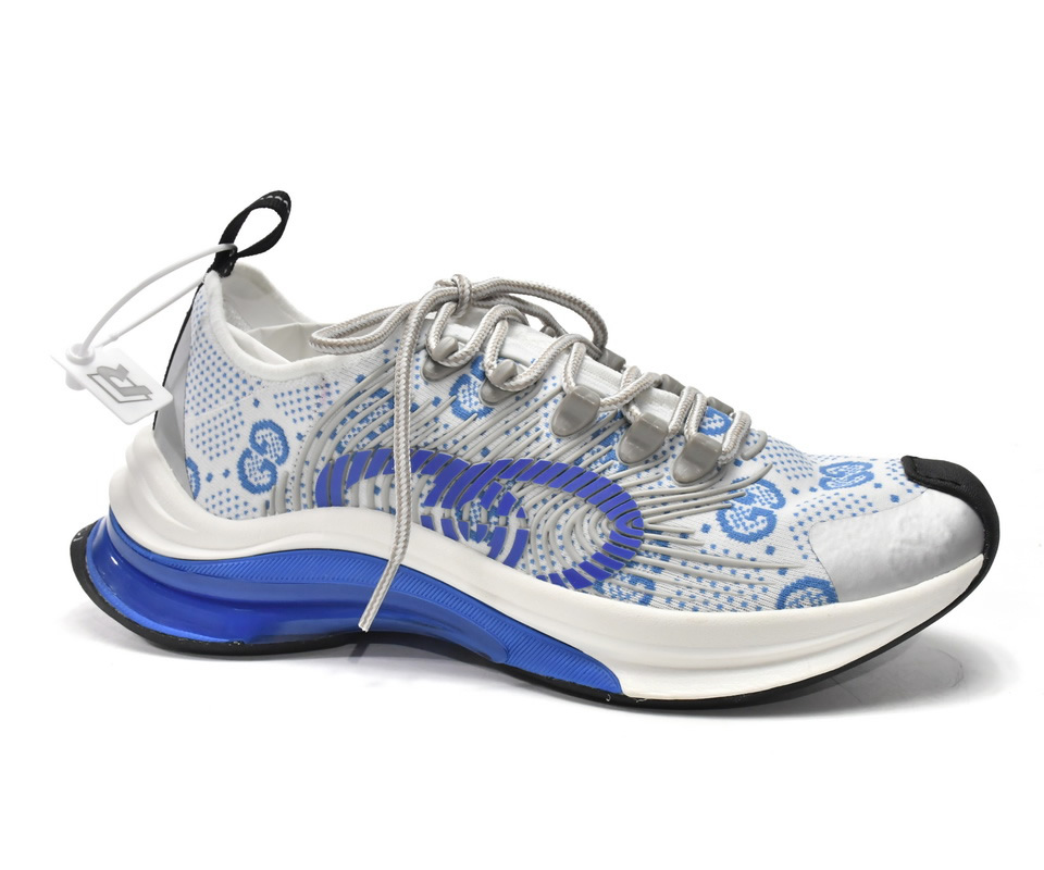 Gucci Run Sneakers White Blue 680900 Usn10 8485 2 - www.kickbulk.cc