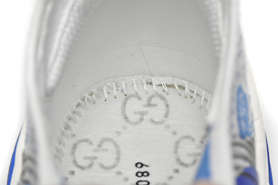 Gucci Run Sneakers White Blue 680900 Usn10 8485 9 - www.kickbulk.cc