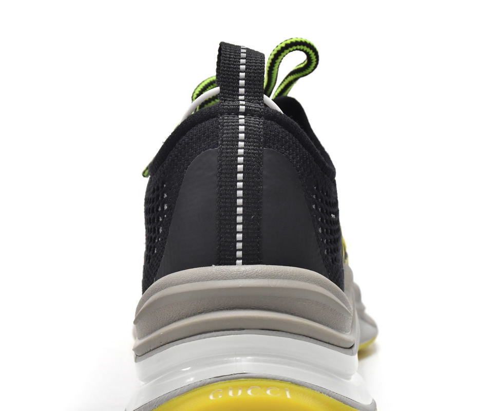 Gucci Run Sneakers Black Yellow 680939 Usm10 8480 12 - www.kickbulk.cc