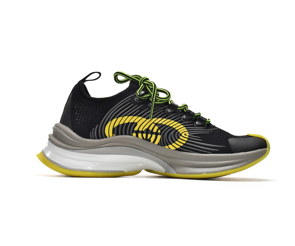 Gucci Run Sneakers Black Yellow 680939 Usm10 8480 3 - www.kickbulk.cc