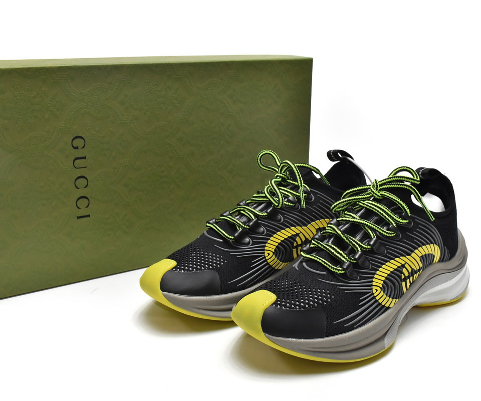 Gucci Run Sneakers Black Yellow 680939 Usm10 8480 7 - www.kickbulk.cc