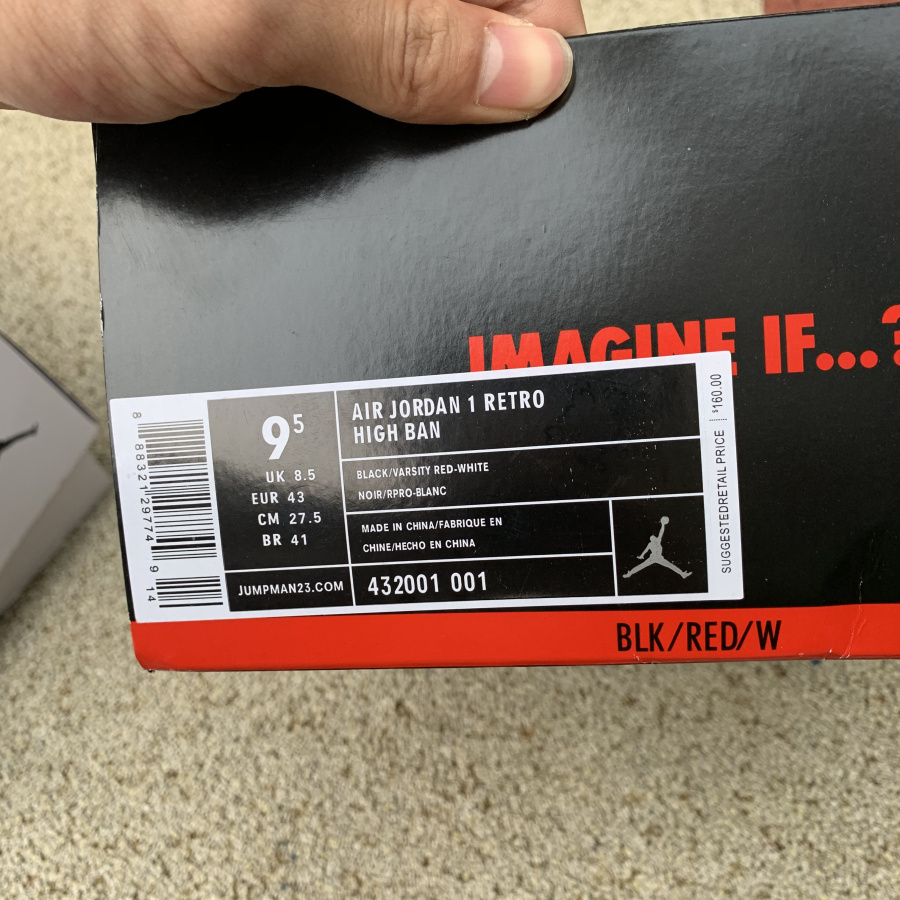 Nike Air Jordan 1 Banned Aj1 432001 001 17 - www.kickbulk.cc