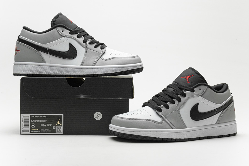 Air Jordan 1 Low Light Smoke Grey 553558 030 8 - www.kickbulk.cc