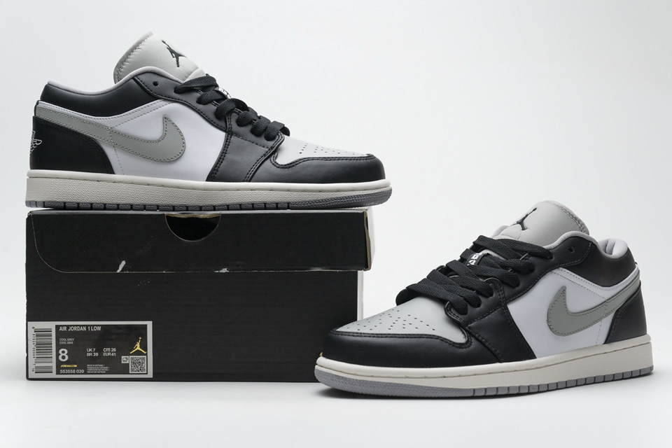 Air Jordan 1 Low Smoke Grey 553558 039 6 - www.kickbulk.cc