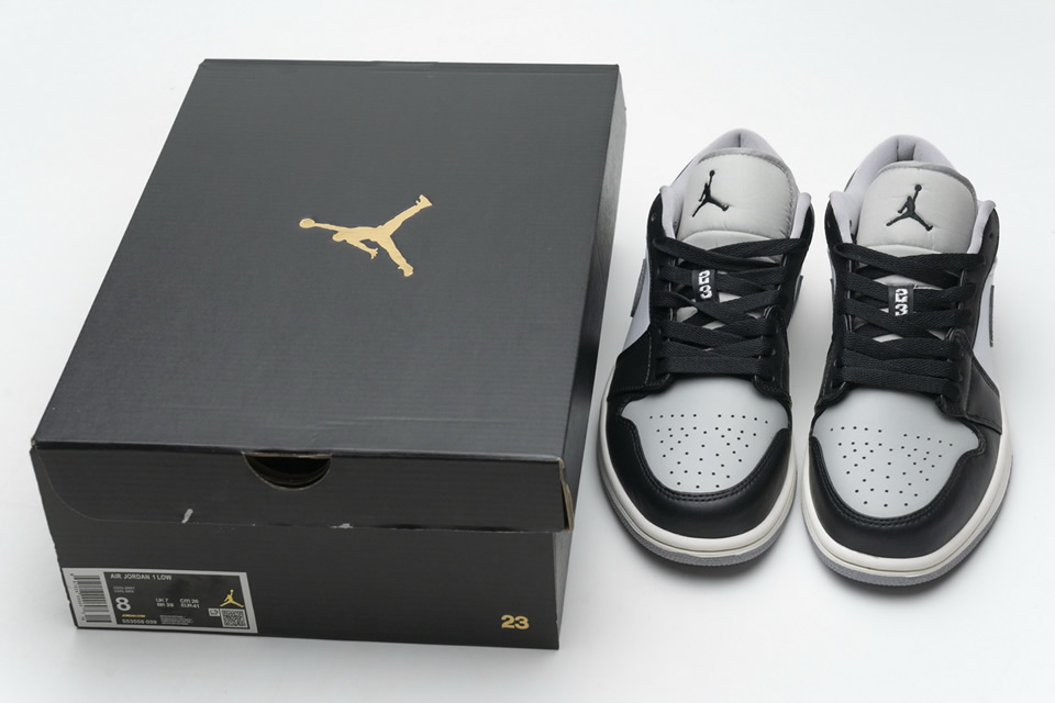 Air Jordan 1 Low Smoke Grey 553558 039 7 - www.kickbulk.cc