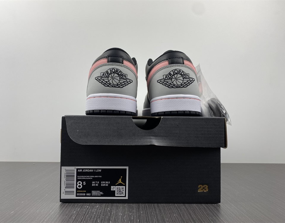 Air Jordan 1 Low Appears Black Grey Pink 553558 062 14 - www.kickbulk.cc