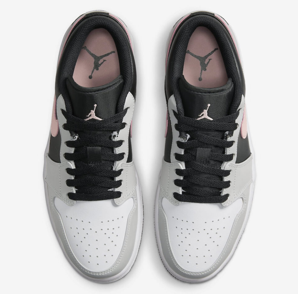 Air Jordan 1 Low Appears Black Grey Pink 553558 062 2 - www.kickbulk.cc