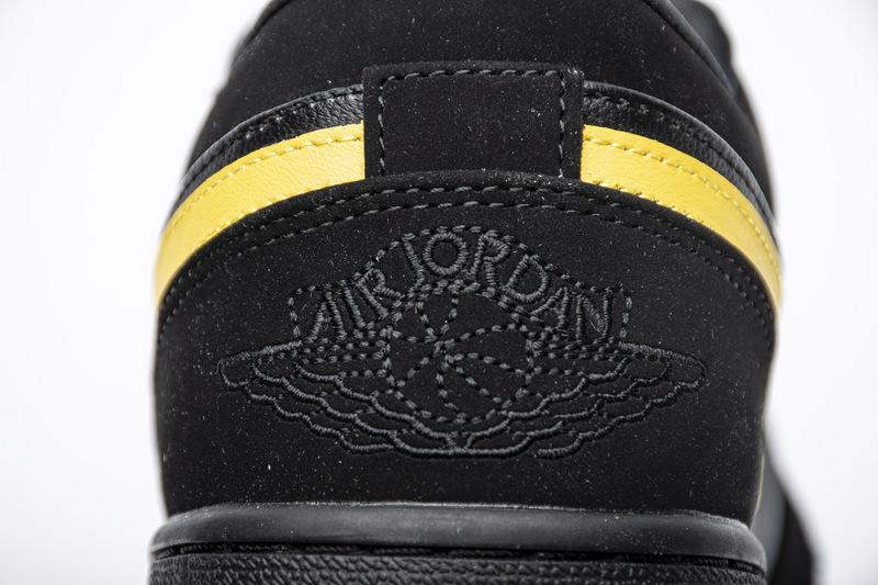 Nike Air Jordan 1 Low Black Gold 553558 071 14 - www.kickbulk.cc