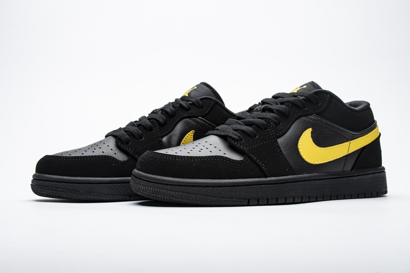 Nike Air Jordan 1 Low Black Gold 553558 071 3 - www.kickbulk.cc