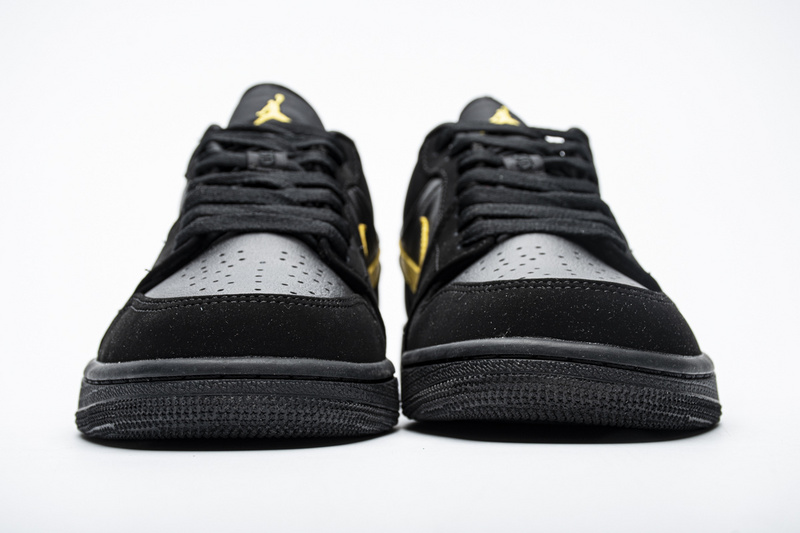 Nike Air Jordan 1 Low Black Gold 553558 071 4 - www.kickbulk.cc