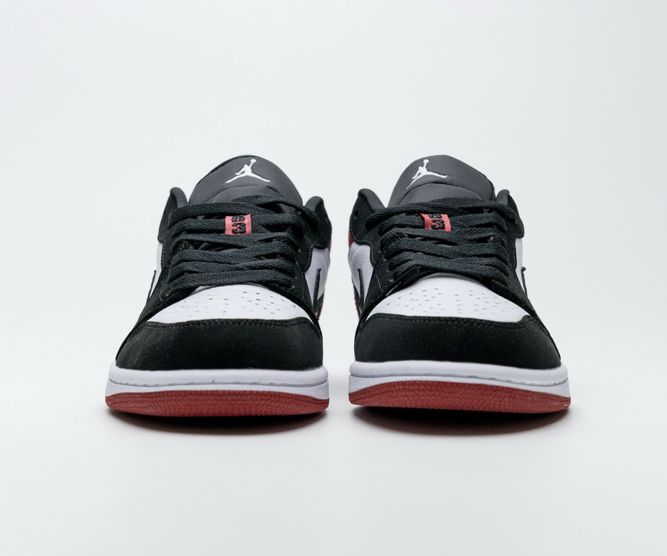 Nike Air Jordan 1 Low Black Toe 553558 116 7 - www.kickbulk.cc