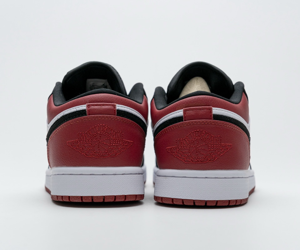 Nike Air Jordan 1 Low Black Toe 553558 116 9 - www.kickbulk.cc