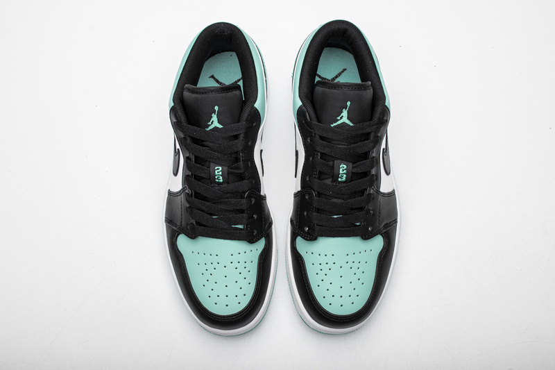 Nike Air Jordan 1 Low Emerald Toe 553558 117 2 - www.kickbulk.cc