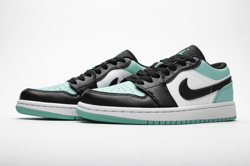 Nike Air Jordan 1 Low Emerald Toe 553558 117 3 - www.kickbulk.cc