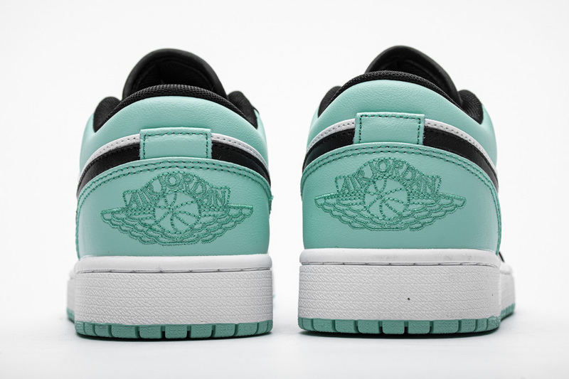 Nike Air Jordan 1 Low Emerald Toe 553558 117 5 - www.kickbulk.cc