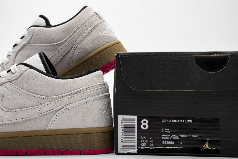 Nike Air Jordan 1 Low Hyper Pink 553558 119 8 - www.kickbulk.cc