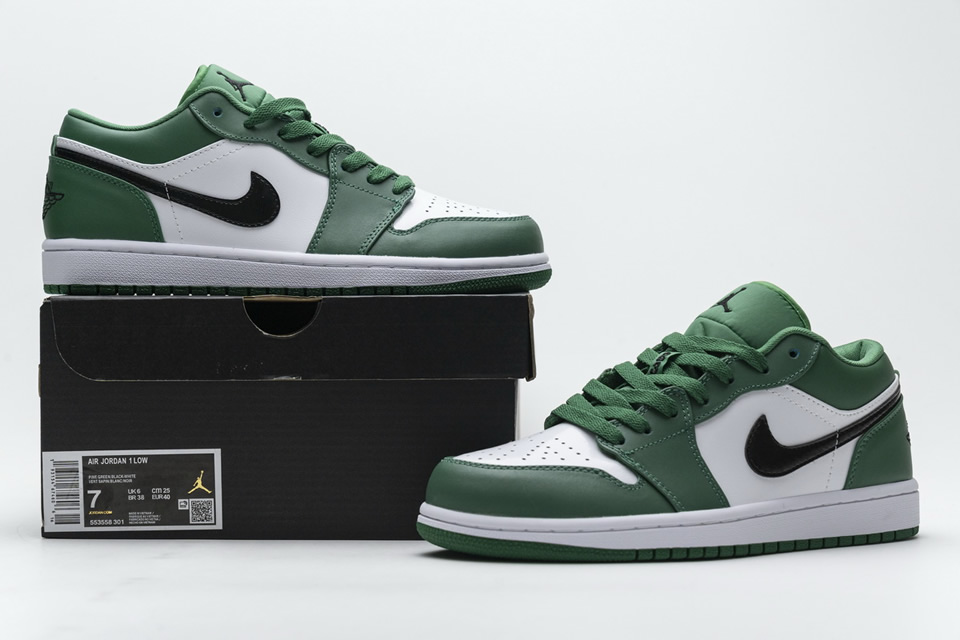 Nike Air Jordan 1 Low Pine Green 553558 301 3 - www.kickbulk.cc