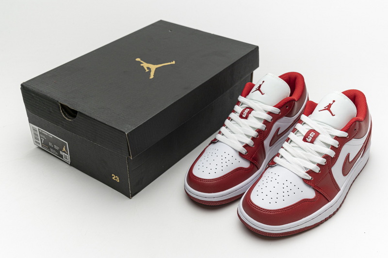 Kickbulk Nike Air Jordan 1 Low Sport Red 553558 611 5 - www.kickbulk.cc