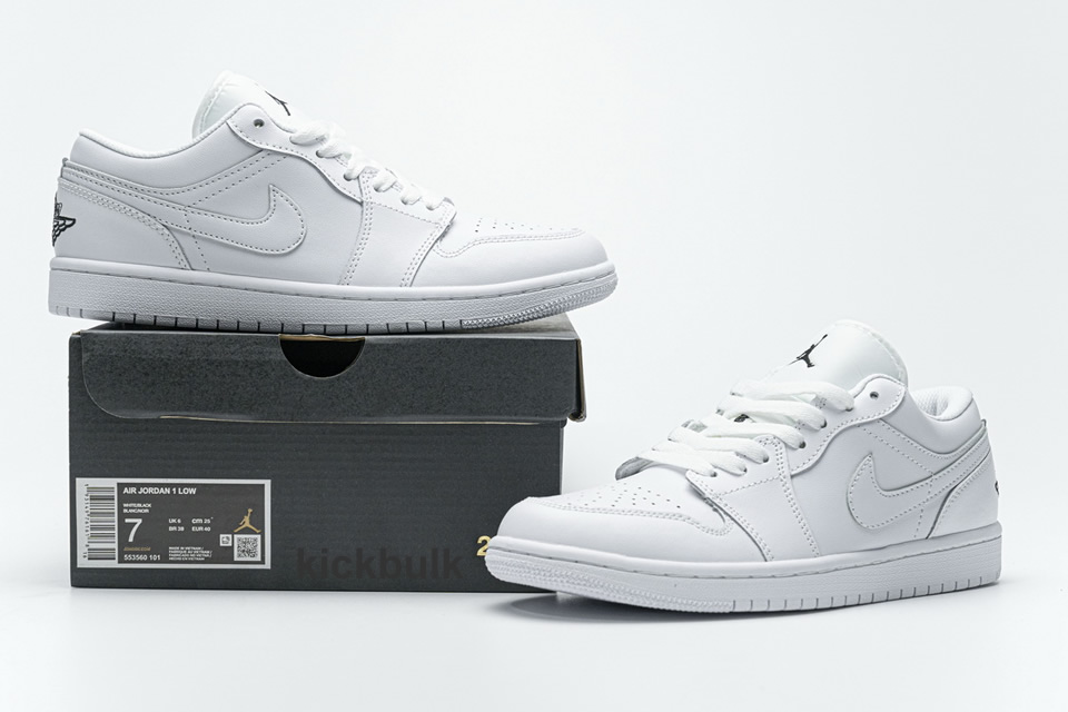 Nike Air Jordan 1 Low White Black 553560 101 3 - www.kickbulk.cc