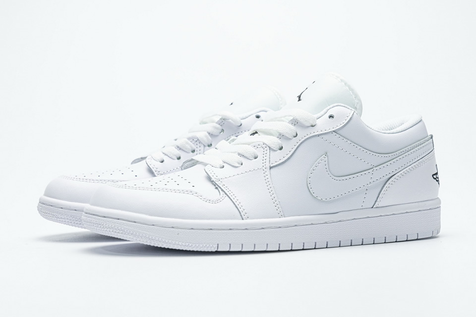 Nike Air Jordan 1 Low White Black 553560 101 7 - www.kickbulk.cc