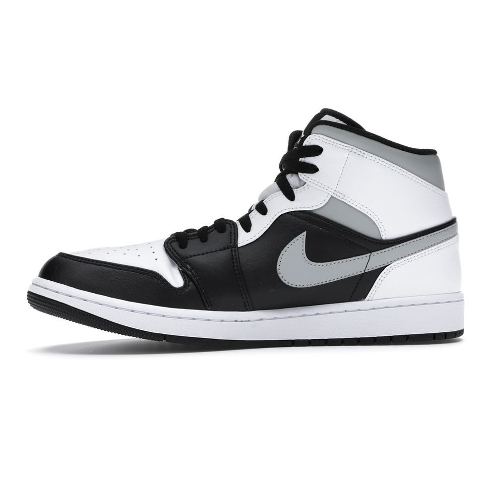 Nike Air Jordan 1 Mid White Shadow Black 554724 073 1 - www.kickbulk.cc
