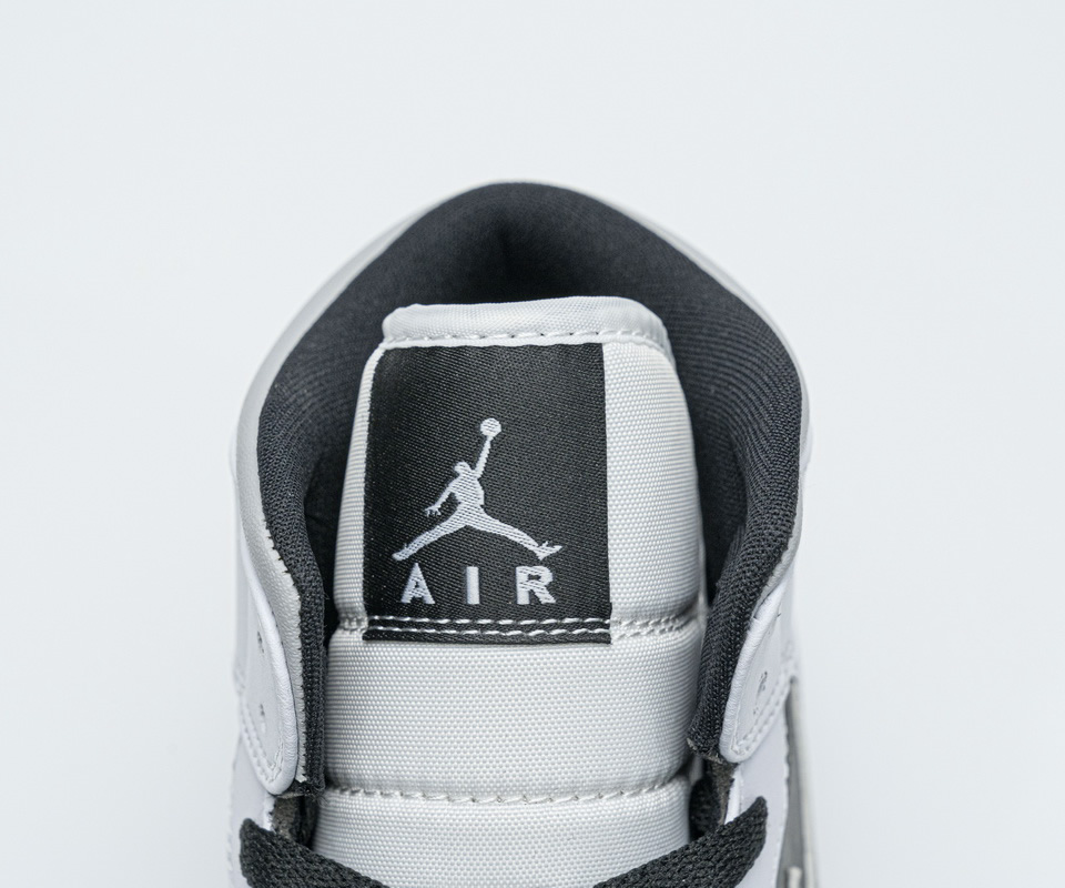 Nike Air Jordan 1 Mid White Shadow Black 554724 073 10 - www.kickbulk.cc