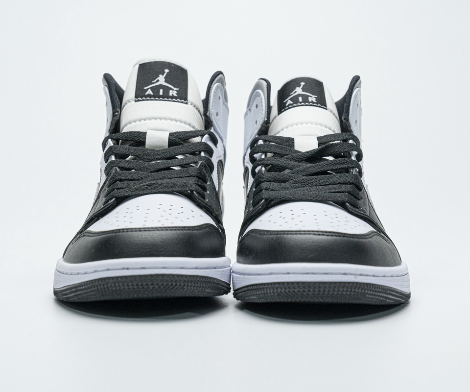 Nike Air Jordan 1 Mid White Shadow Black 554724 073 6 - www.kickbulk.cc