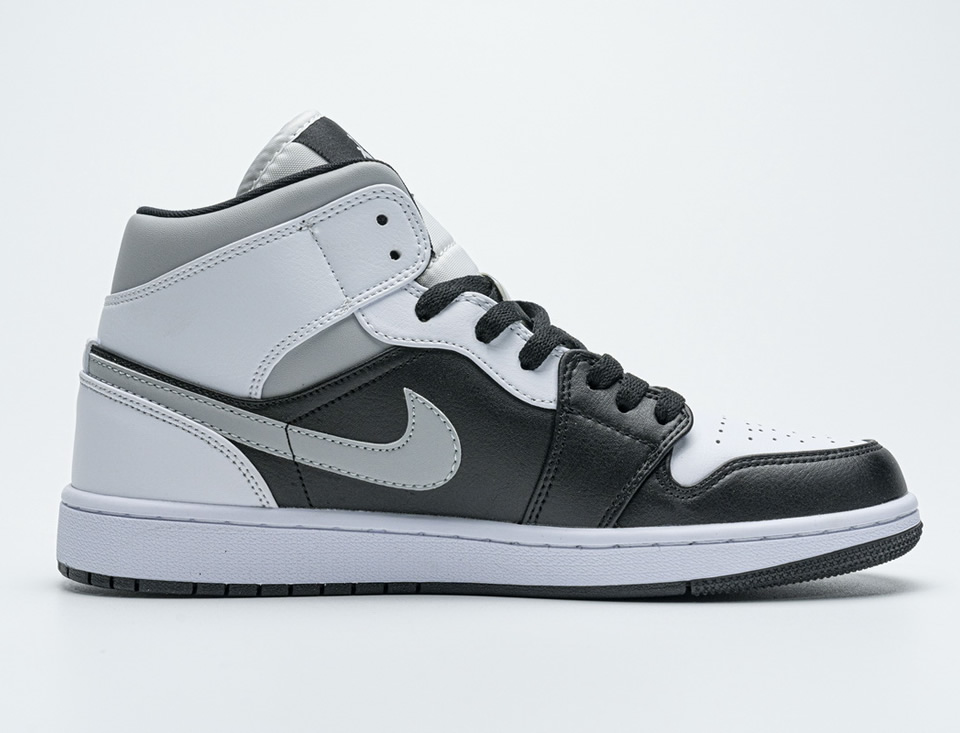 Nike Air Jordan 1 Mid White Shadow Black 554724 073 8 - www.kickbulk.cc