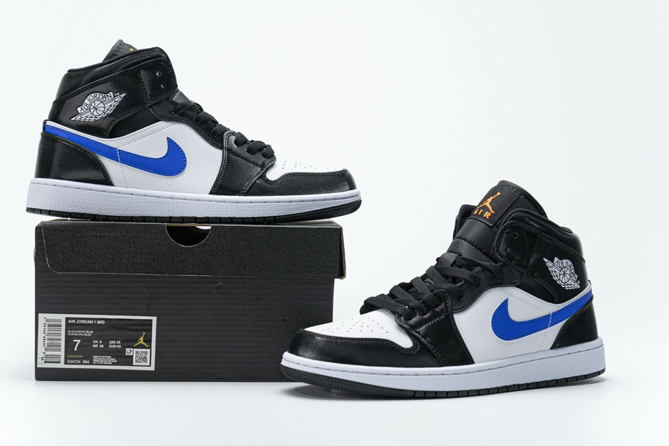 Nike Air Jordan 1 Mid Astronomy Blue 554724 084 3 - www.kickbulk.cc