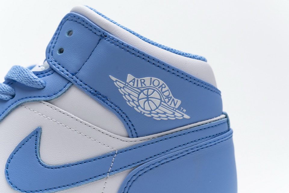 Nike Air Jordan 1 Retro Mid Unc University Blue 554724 106 16 - www.kickbulk.cc