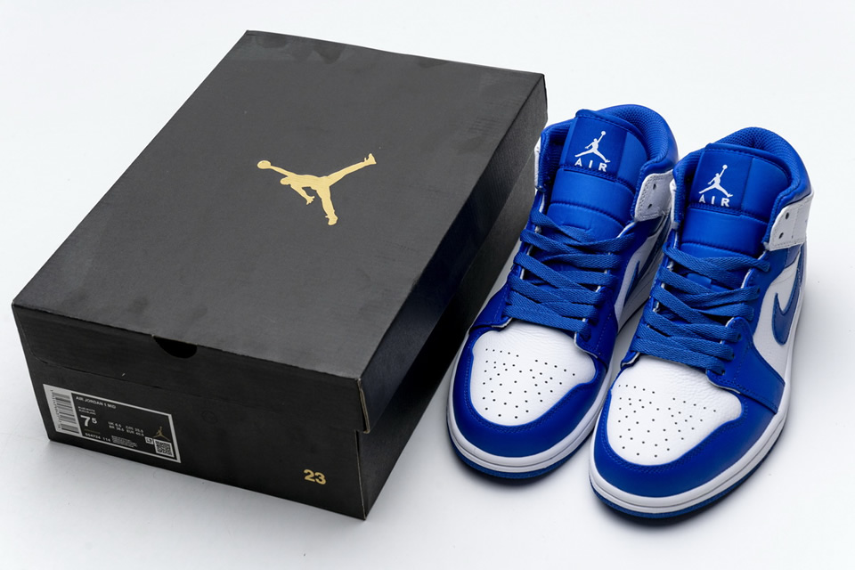 Nike Air Jordan 1 Mid Hyper Royal 554724 114 4 - www.kickbulk.cc