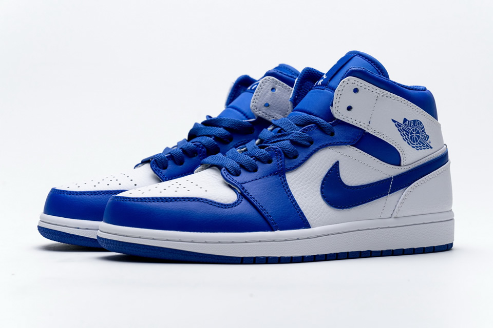 Nike Air Jordan 1 Mid Hyper Royal 554724 114 5 - www.kickbulk.cc