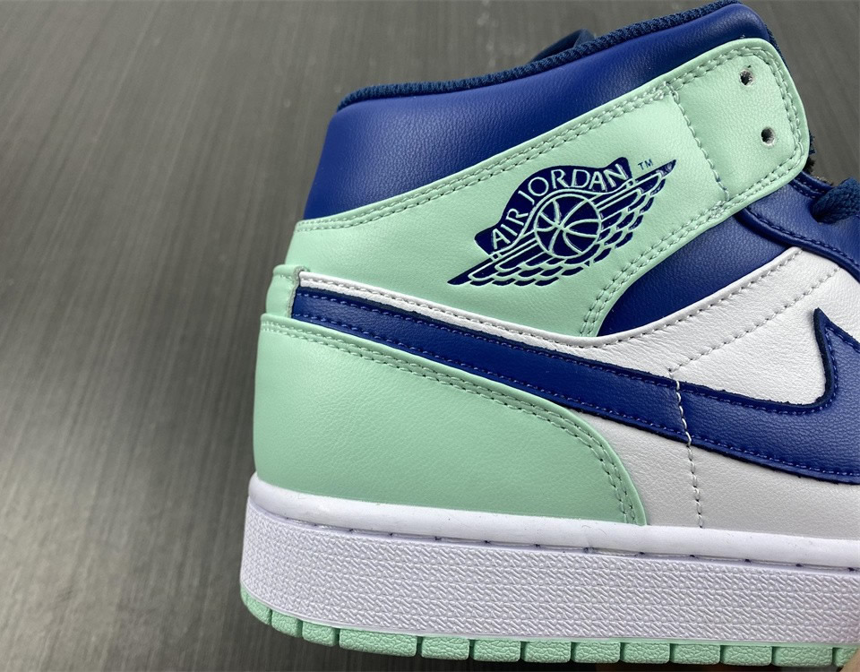 Air Jordan 1 Mid Blue Mint 554724 413 16 - www.kickbulk.cc