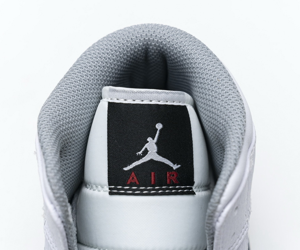 Nike Air Jordan 1 Mid Gs White Cement 554725 115 10 - www.kickbulk.cc