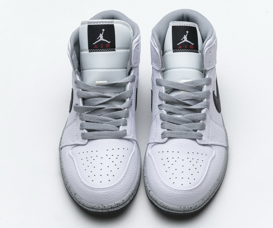 Nike Air Jordan 1 Mid Gs White Cement 554725 115 2 - www.kickbulk.cc