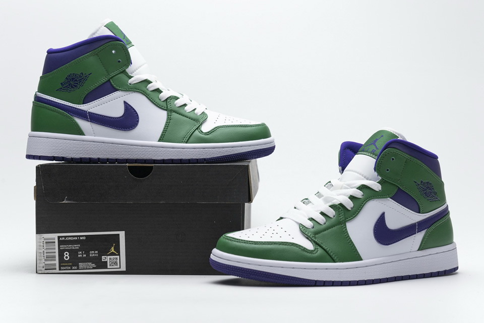 Nike Air Jordan 1 Mid Incredible Hulk 554725 300 3 - www.kickbulk.cc