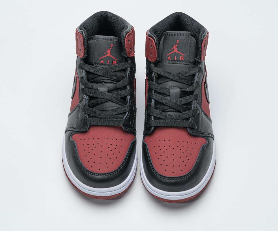 Nike Air Jordan 1 Mid Banned Gym Red Black 554725 610 2 - www.kickbulk.cc