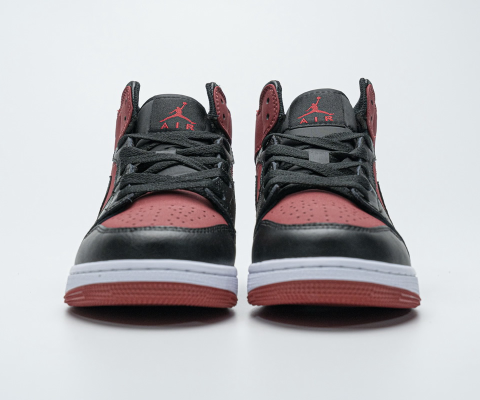 Nike Air Jordan 1 Mid Banned Gym Red Black 554725 610 4 - www.kickbulk.cc