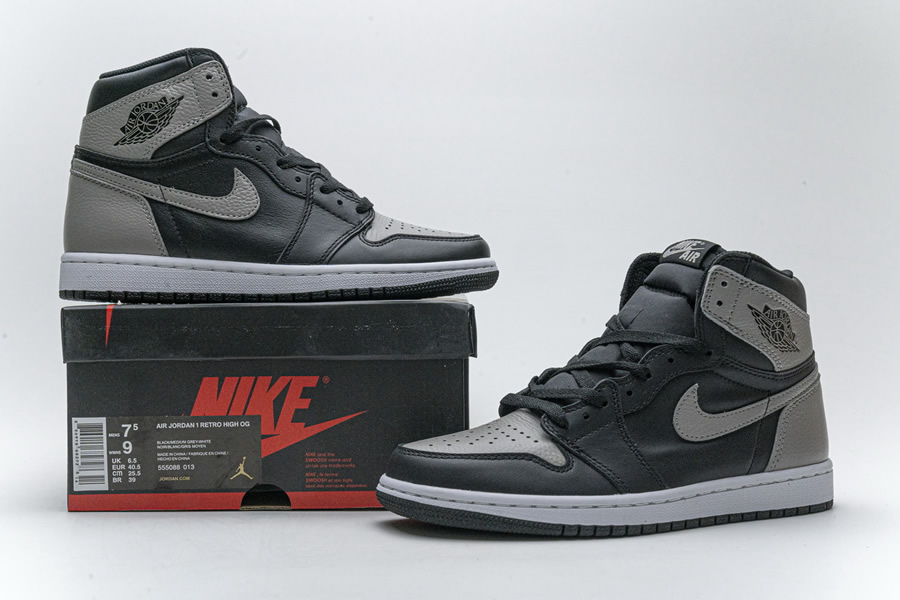 Nike Air Jordan Retro 1 High Og Sahdow 555088 013 32 - www.kickbulk.cc