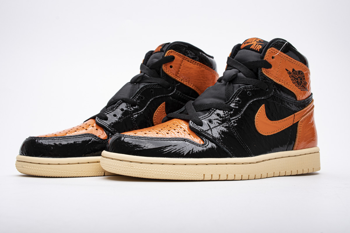 Air Jordan 1 Retro High Og Shattered Backboard 3 2019 Black Pale Vanilla Starfish 555088 028 4 - www.kickbulk.cc