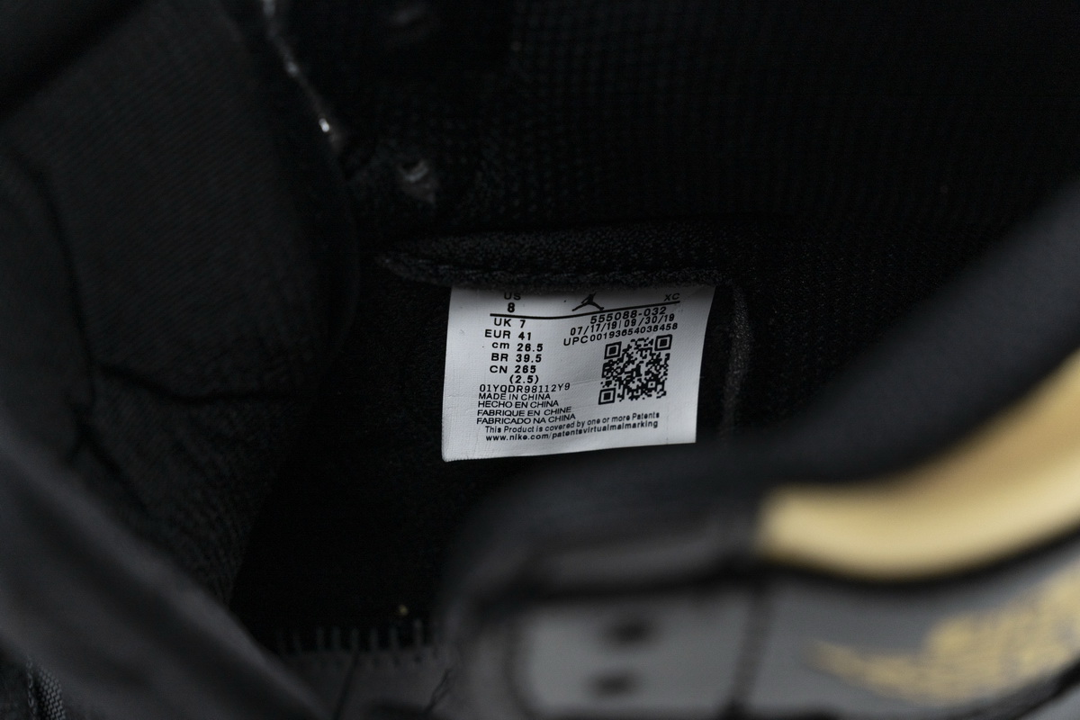 Air Jordan 1 High Og Black Gold Patent Leather New Release Date 555088 032 17 - www.kickbulk.cc