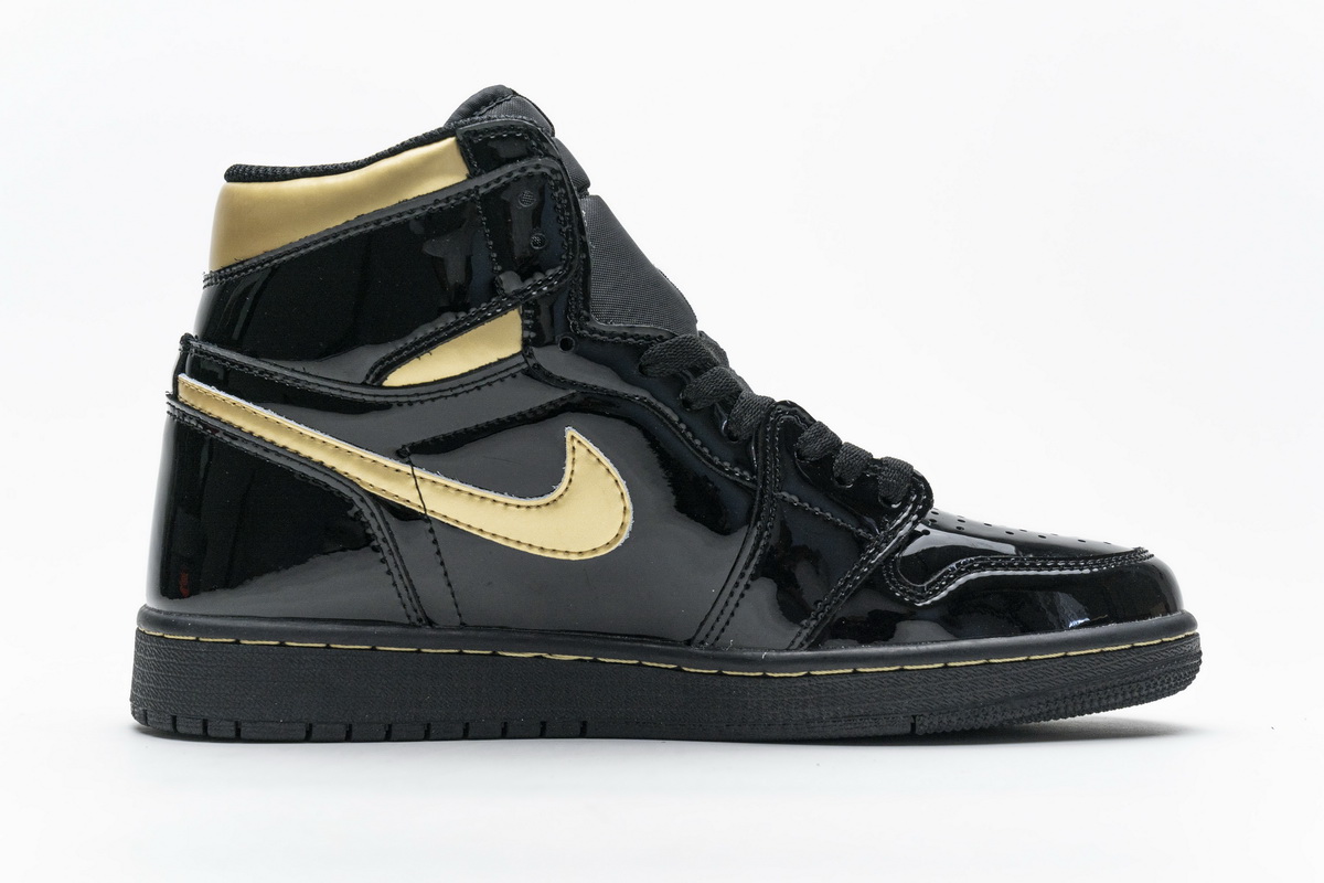 Air Jordan 1 High Og Black Gold Patent Leather New Release Date 555088 032 2 - www.kickbulk.cc