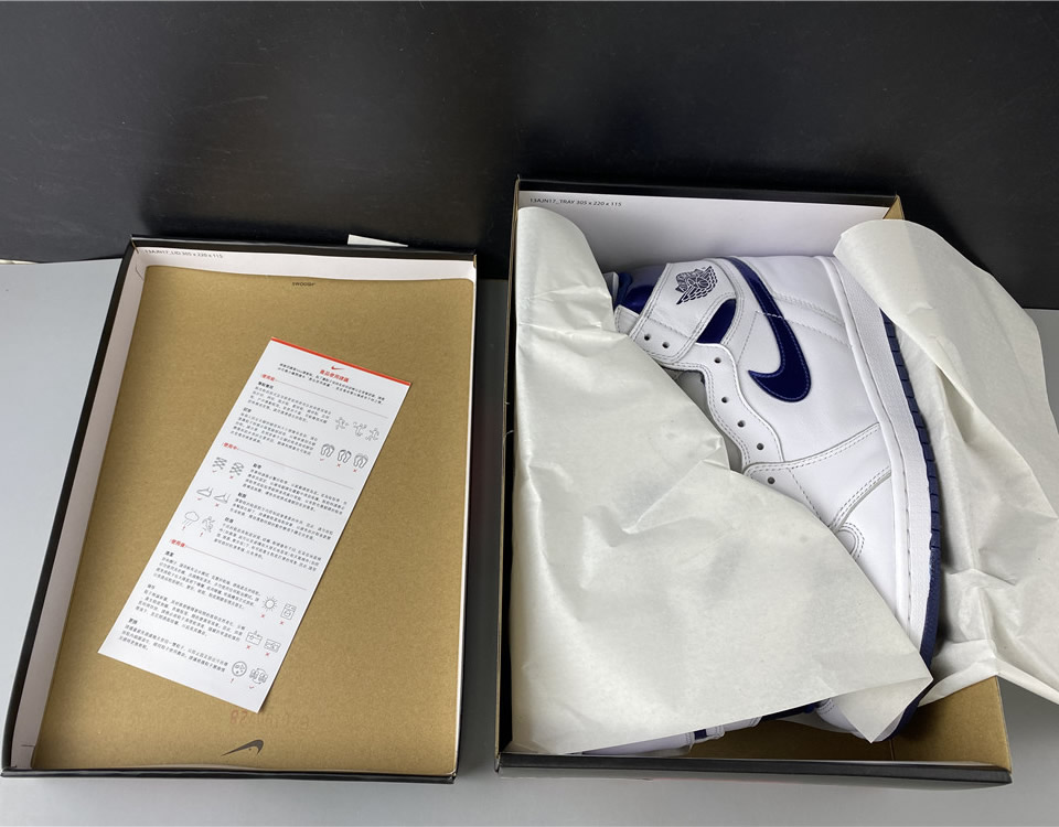 Air Jordan 1 Retro High Og Metallic Navy 555088 106 20 - www.kickbulk.cc