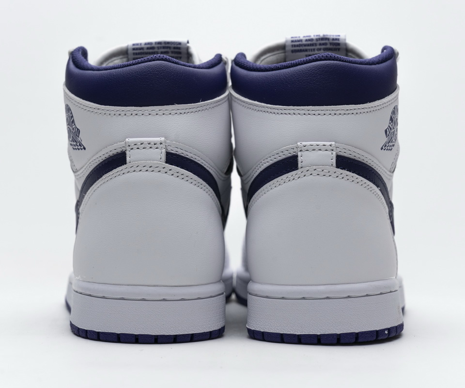 Nike Air Jordan 1 Retro High Og White Purple 555088 115 5 - www.kickbulk.cc