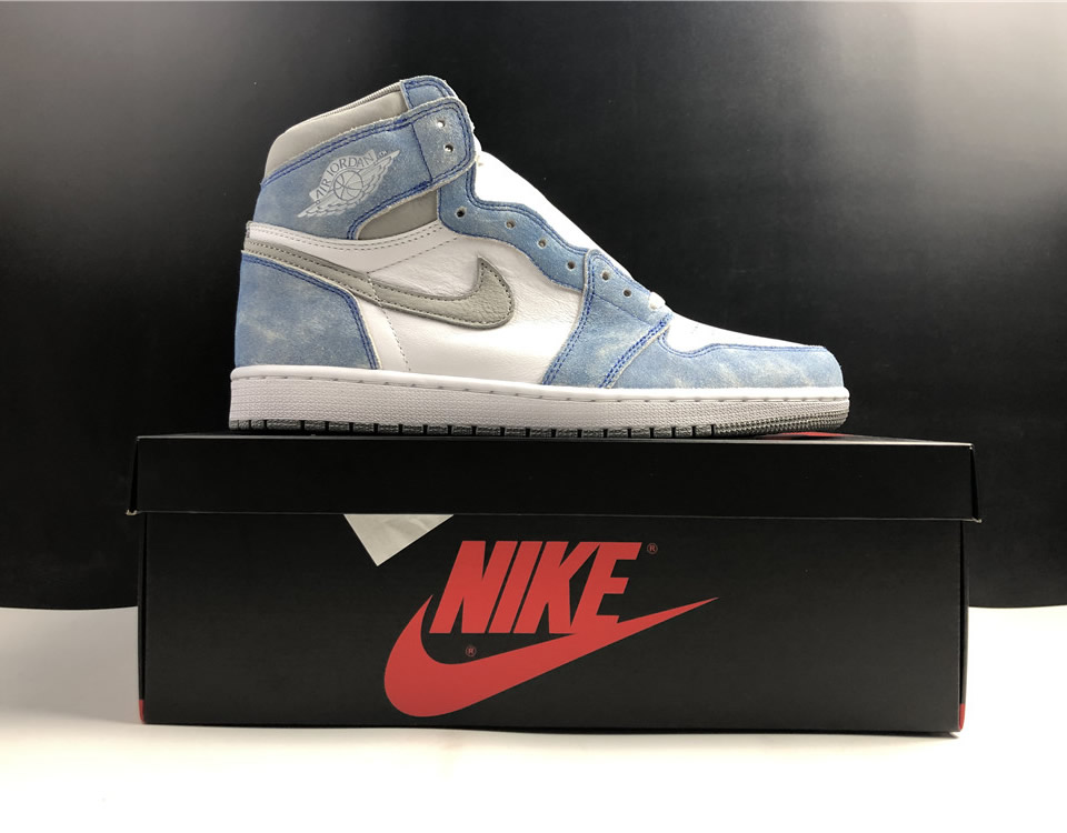 Nike Air Jordan 1 High Og Gs Wash North Carolan 555088 402 9 - www.kickbulk.cc